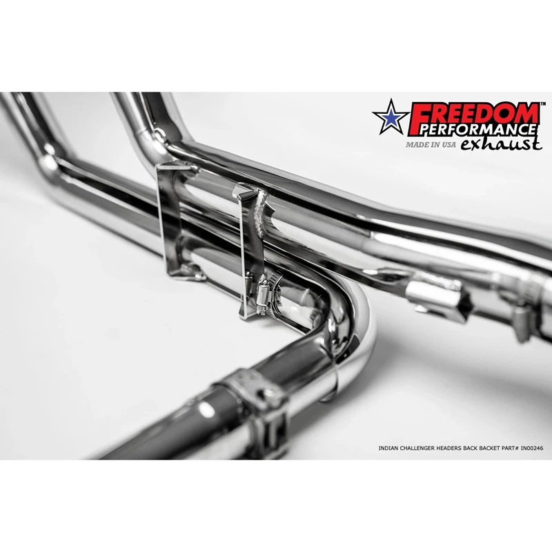 Freedom Performance IN00246 True-Dual Headers, Chrome For Indian Challenger - Image 2