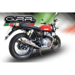 GPR E4.ROY.6.PCEV Powercone Evo Slip-on Exhausts For Royal Enfield Interceptor 650 (2019-)