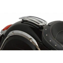 Highway Hawk 667-0631 Billet Solo Rack, Chrome For Harley-Davidson Models