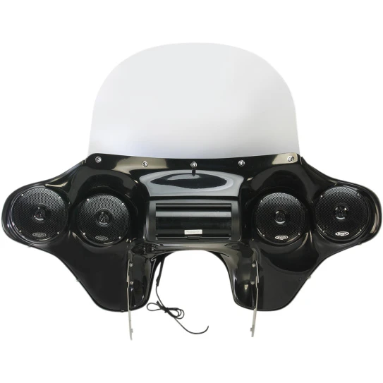 Hoppe Industries HDF-SFT-QZ-HC Quadzilla Stereo Fairing Harley Softail (2000-2017) - Image 2