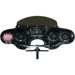 Hoppe Industries HDF-SFTDX-QZ-HC Quadzilla Stereo Fairing Harley Softail Deluxe (2004-2017)