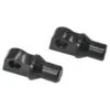 Kuryakyn 8890 Tapered Adapter / Pegs Front/Rear Mounts, Gloss Black For Harley