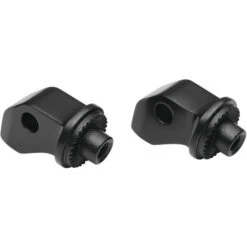 Kuryakyn 8893 Splined Adapter / Pegs Mounts, Black For Front OEM Peg Victory & Indian