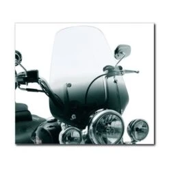 Memphis Shades Rio Grande Sport Windshield With Optional Mounting Kit For Harley Cruiser
