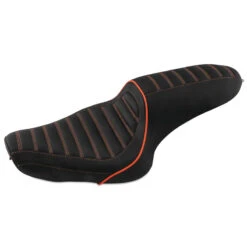 Mustang 74103MO Revere Journey Stripe One-Piece Seat For Harley Sportster '04-'21