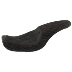 Mustang 74108MO Revere Journey Diamond One-Piece Seat For Harley Dyna '06-'17