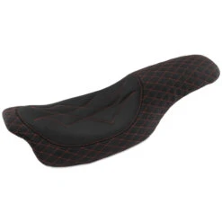 Mustang 74111AB Revere Journey Diamond One-Piece Seat For Harley FL Touring (2008-)
