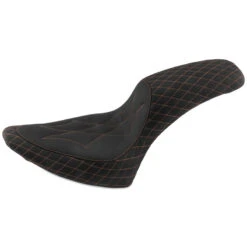 Mustang 74119MO Revere Journey Diamond One-Piece Seat For Harley Softail '00-'15