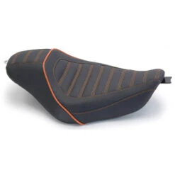 Mustang 75051MO Revere Journey Stripe Solo Seat For Harley Sportster '04-'21