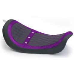 Mustang 75052MP Revere Runner Vent Solo Seat For Harley Dyna '06-'17