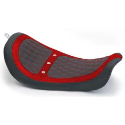 Mustang 75052MR Revere Runner Vent Solo Seat For Harley Dyna '06-'17