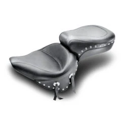 Mustang 75072 Wide Touring Seat With Studs For Harley-Davidson Softail