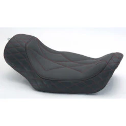 Mustang 75101BUR Revere Journey Diamond Solo Seat For Harley Sportster '04-'21