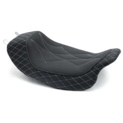Mustang 75130GM Revere Journey Diamond Solo Seat For Harley FL Touring (2008-)