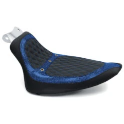 Mustang 75191MB Revere Runner Vent Solo Seat For Harley Softail '00-'15