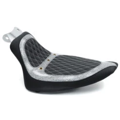 Mustang 75191MS Revere Runner Vent Solo Seat For Harley Softail '00-'15