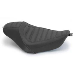 Mustang 75192 Revere Journey Stripe Solo Seat For Harley Softail '00-'15
