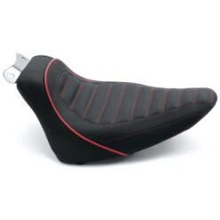 Mustang 75192AB Revere Journey Stripe Solo Seat For Harley Softail '00-'15