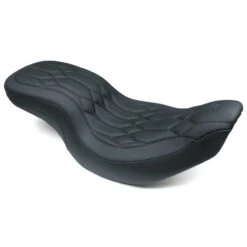 Mustang 75397 Wide Tripper Seat, Black For Indian Chief/Chieftain