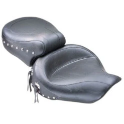 Mustang 75435 One Piece Wide Touring Seat, Studs For Harley-Davidson Dyna (2006-current)