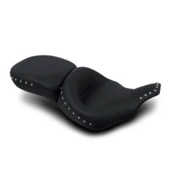 Mustang 75448 One Piece Wide Touring Smooth Seat, Studs For Harley-Davidson FLHT/FLTR