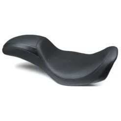 Mustang 75985 Hightail Fastback One-Piece Seat, Black For Harley Fat Bob '14-'17