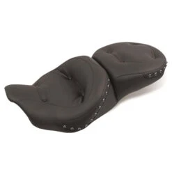 Mustang 76038 One-piece Touring Studded Regal Seat Harley FLHT/FLTR/FLHX/FLHR (2008-)