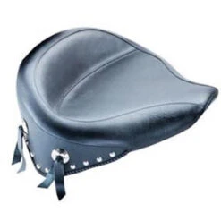 Mustang 76179 Wide Touring Solo Seat, Studs For Harley-Davidson Softail (2000-current)