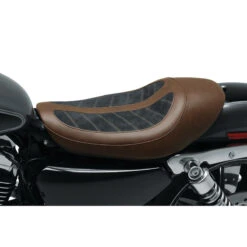Mustang 76296 Skyline Signature Series Solo Seat For Harley Sportster '04-'21