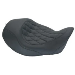 Mustang 76710 Wide Tripper Forward Solo Seat For Harley Dyna (2006-2017)