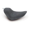 Mustang 76742 Wide Tripper Solo Seat, Diamond Black For Harley Softail Wide Tire '06-'17