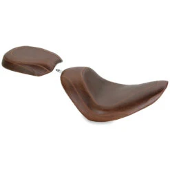 Mustang 76744 Wide Tripper Solo Seat, Brown For Harley Softail Wide Tire '06-'17