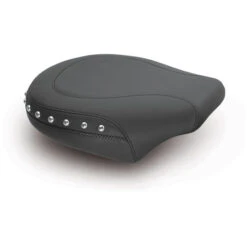 Mustang 76751 Wide Passenger Seat, Studs For Harley-Davidson Softail FXS Blackline / FLS Slim