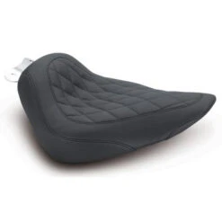 Mustang 76812 Wide Tripper Solo Seat For Harley Softail Standard Rear Tire '00-'15