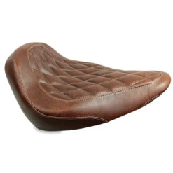 Mustang 76816 Wide Tripper Solo Seat, Brown For Harley Softail Standard Rear Tire '00-'15