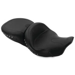 Mustang 76861 Super Touring Summit One-Piece Seat, Black For Harley FL Touring '08-'21