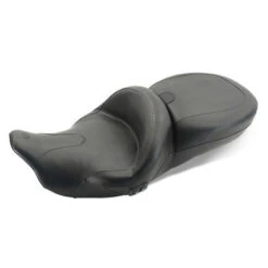 Mustang 76863 Super Touring Summit One-Piece Seat Heated For Harley FL Touring '08-'21