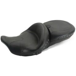 Mustang 76865 Super Touring Summit One-Piece Seat, With Heat For Harley FL Touring '08-'21