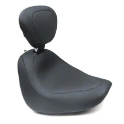 Mustang 79336 Wide Tripper Seat W/ Backrest For Harley Softail Fat Bob (2018-)