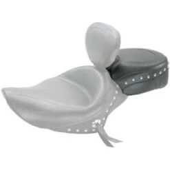 Mustang 79377 Wide Touring Recessed Rear Seat, Studs For Harley-Davidson XL Sportster