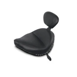Mustang 79382 Wide Touring Solo Seat With Backrest, Studs For Victory Kingpin, Vegas And 8-Ball
