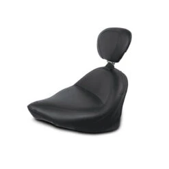 Mustang 79384 Wide Touring Vintage Solo Seat, Backrest For Victory Kingpin, Vegas And 8-Ball