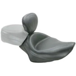 Mustang 79429 Wide Touring Vintage Solo Seat, Backrest 4.5 GL For Harley-Davidson XL Sportster