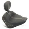 Mustang 79527 Standard Touring Solo Seat W/ Backrest For Indian Scout/Sixty '15-'21