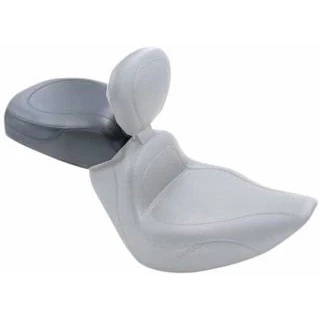 Mustang 79535 Sport Touring Vintage Recessed Rear Seat For Harley-Davidson Softail