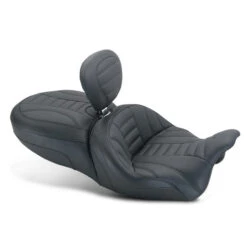 Mustang 79592 One-piece Touring Seat W/ Backrest For Harley FLRT Freewheeler (2015-)