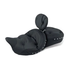 Mustang 79608 Super Touring Seat With Driver Backrest For Harley FL Touring (2008-)