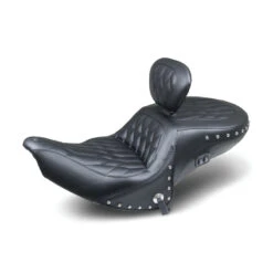 Mustang 79664 Heated One-Piece Touring Seat For Indian Roadmaster (2015-)