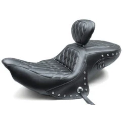 Mustang 79664WT Heated One-Piece Touring Seat For Indian Roadmaster (2015-)