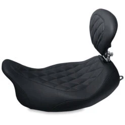 Mustang 79725 Wide Tripper Solo Seat For Harley FL Touring (2008-)